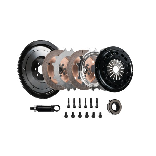 Kit frizione rinforzata per Volkswagen Golf Mk4 1.8 T 1997-2006 - DKM MR (Doppio disco in ceramica da 184MM - senza volano) MR-0