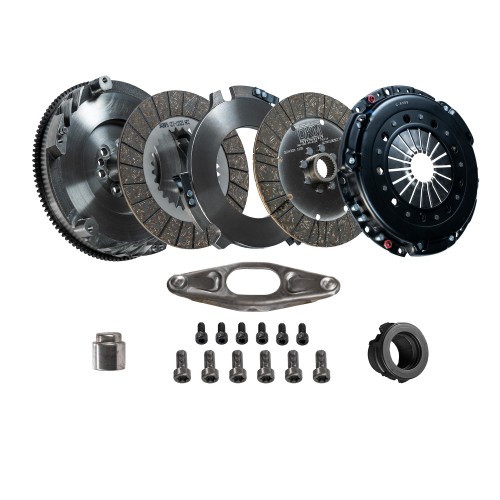 Kit frizione rinforzata per BMW Serie 1 E82, E88 3.0 135i 2009-2013 - DKM MS (Doppio disco organico compreso di volano alleggeri