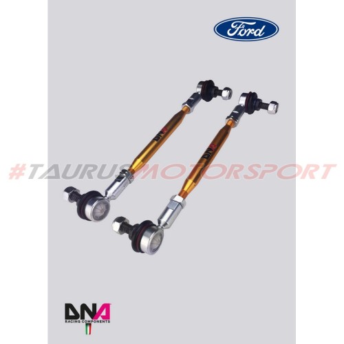 Kit tiranti regolabili "Pro Street" per barra antirollio anteriore per Renault Clio IV - RS incl. (2012 -) - DNA Racing PC1065