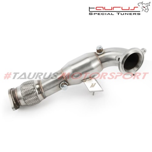 Downpipe maggiorato Mishimoto con catalizzatore sportivo per Ford Fiesta mk7 1.6 ST 182 e 200 MMDP-FIST-14CAT