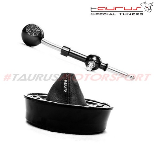 Kit Cambio Rapido MMR PERFORMANCE Cornice nera e cuciture nere per MINI F56 Cooper S / JCW Short Shifter corto innesti