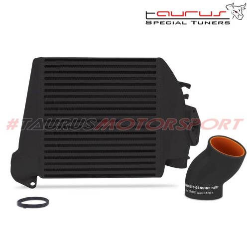 Intercooler maggiorato Mishimoto superiore per Subaru Impreza WRX 2002-2007, nero con manicotti neri MMTMIC-WRX-08BKBK