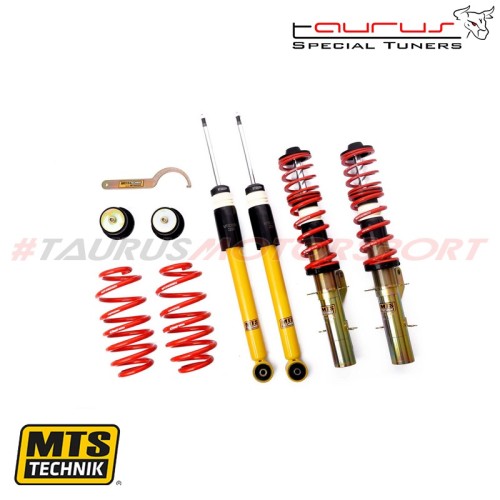 Kit assetto coilover regolabile MTS Technik COMFORT per Audi A3 8L (8L1) 1.6 / 1.8 / 1.8T / 1.9 TDI 09/96 - 09/06 - MTSGWVW10-C