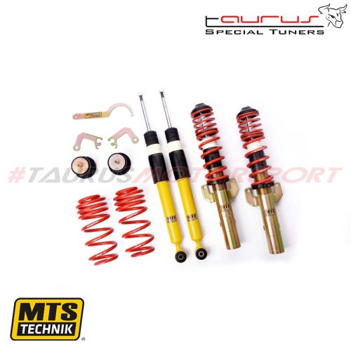 Kit assetto coilover regolabile MTS Technik COMFORT per Audi A1 8X (8X1) 1.0 TFSI / 1.2 TFSI / 1.4 TSI / 1.4 TFSI / 1.8 TFSI / 1