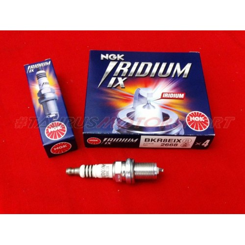 Set 4 candele NGK Iridium BKR8EIX per motori VAG 2.0 TFSI e TSI con Stage 2 (vedi elenco modelli in descrizione) - NGK BKR8EIX-4