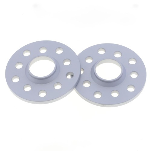 Coppia distanziali da 10mm SENZA bulloneria adatto a cerchi Originali per AUDI A2 Type 8Z0 02/2000 - 08/2005