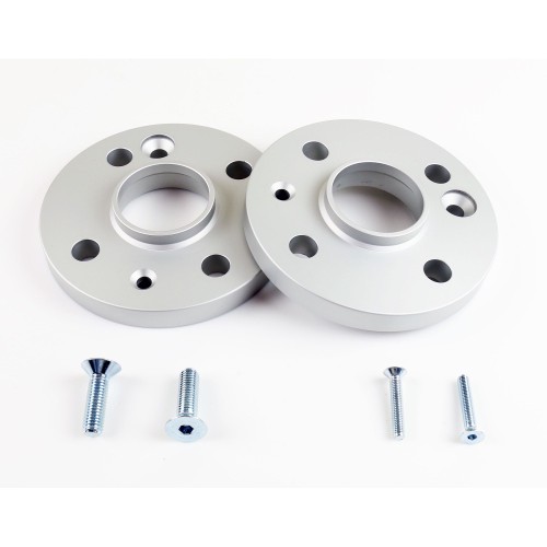 Coppia distanziali da 12mm SENZA bulloneria adatto a cerchi Originali per PEUGEOT Partner Type G 08/2003 - 04/2008