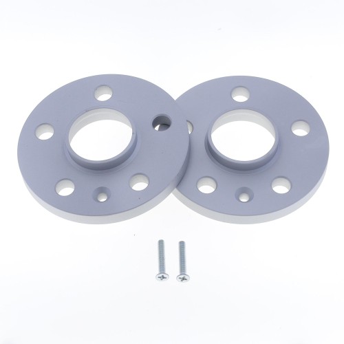 Coppia distanziali da 12mm SENZA bulloneria adatto a cerchi Originali per VOLKSWAGEN Fox Type 5Z 01/2005 - 12/2011