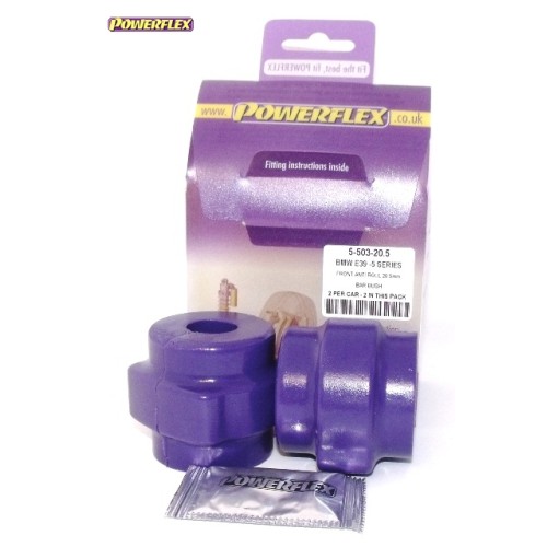 Posiz. n°3 - Qt. 2 - Powerflex per BMW Serie 7 E38 (1994 - 2002) - PFF5-503-205 Boccola barra stabilizzatrice anteriore 20.5mm