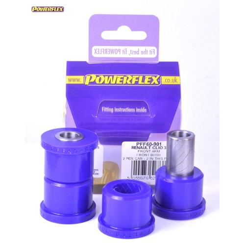 Posiz. n°1 - Qt. 2 - Powerflex per Renault Clio  Clio III (2005 - 2012) - PFF60-901 Boccola anteriore braccio anteriore