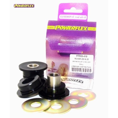 Posiz. n°21 - Qt. 2 - Powerflex per Rover 45 (1999-2005)  - PFF63-419 Boccola supporto motore (piccolo)