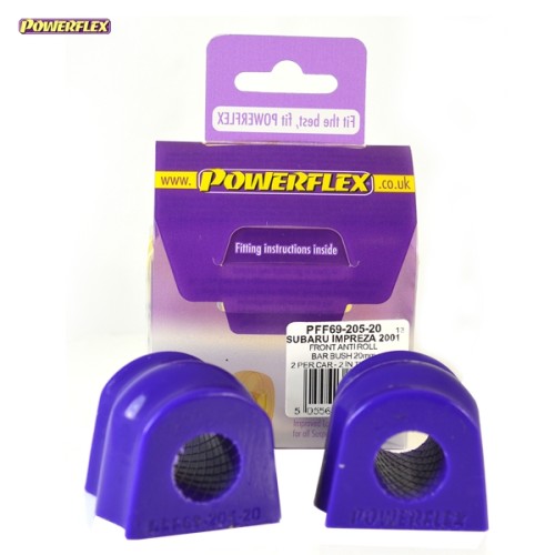 Posiz. n°3 - Qt. 2 - Powerflex per Subaru Outback Outback (1998 - 2003) - PFF69-205-20 Boccola barra stabilizzatrice anteriore