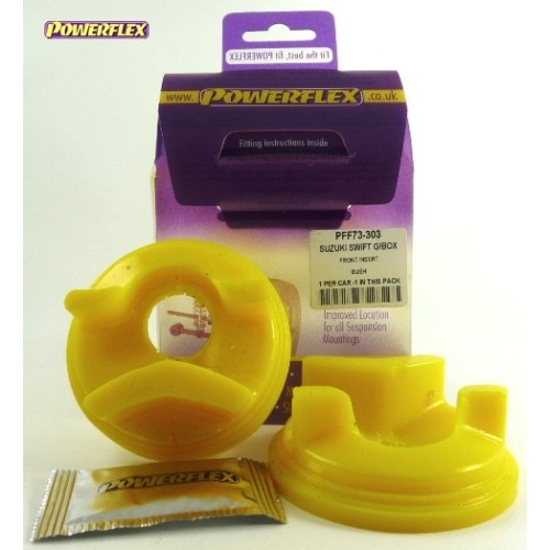 Posiz. n°3 - Qt. 1 - Powerflex per Suzuki Swift Sport (ZC31S) (2006 - 2010)  - PFF73-303 Boccola inserto anteriore scatola cambi