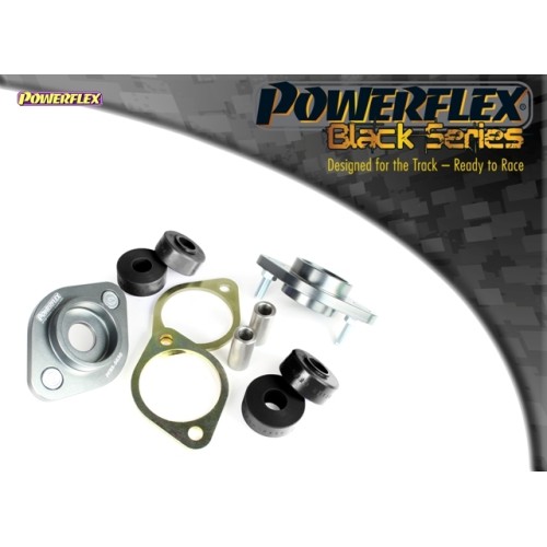 Posiz. n°30 - Qt. 2 - Powerflex per BMW Serie 3 E30 incl. M3 (1982 - 1991) - PFR5-5630-12BLK Boccola staffa top mount ammortizza