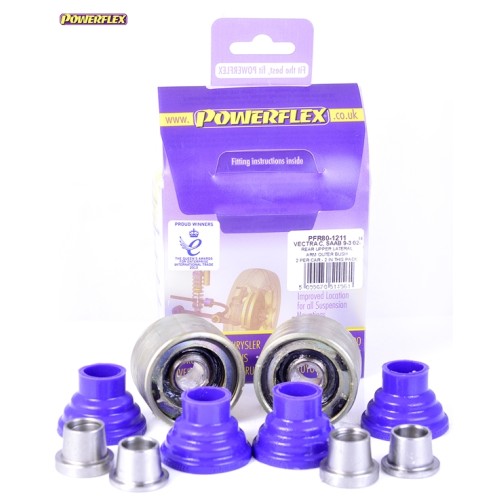 Posiz. n°11 - Qt. 2 - Powerflex per Saab 9-3 (2003-2014)  - PFR80-1211 Boccola esterna braccio superiore posteriore