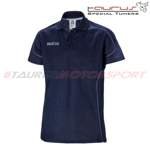 011886BM2M POLO MANICA CORTA 2017 BLU MARINE TG M - Sparco 011886BM2M