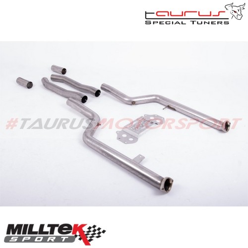 GPF/OPF Bypass Non-resonated Milltek Sport per BMW Serie 3 G80/G81 M3 & M3 Competition S58 3.0 Turbo (solo modelli con OPF/GPF) incluso Touring & Xdrive dal 2020 - SSXBM1194