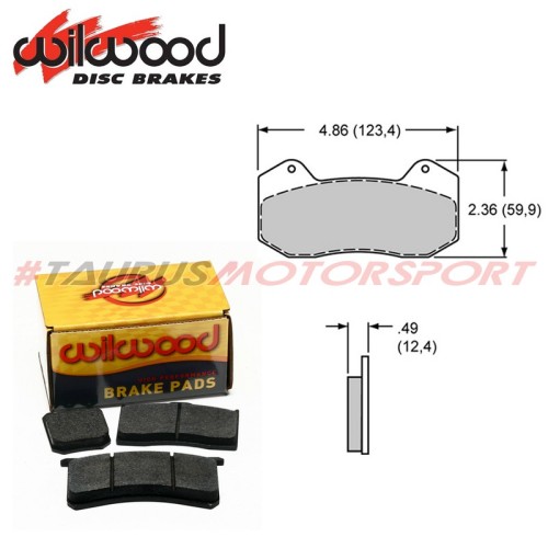 Pastiglie freno mescola BP10 sagoma 6712 per impianto frenante maggiorato Wilwood - Wilwood 150-10006K