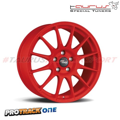 PRT-ONE9017511445ROSL Cerchio in lega PROTRACK Wheels ONE 9,0x17 5x114,3 ET45 rosso lucido