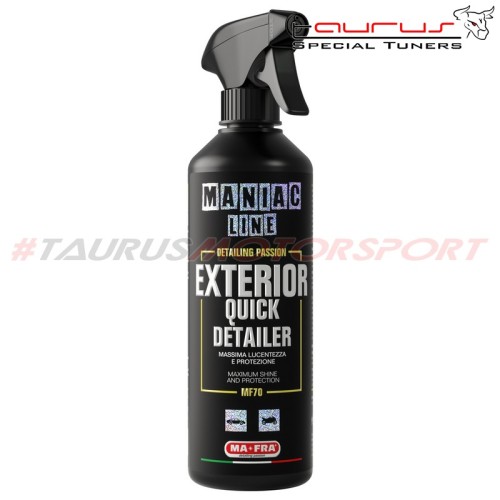 MANIAC LINE Exterior Quick Detailer 500ml - Pulitore a secco 3in1: Pulisce, Lucida e Protegge - Mafra MF70