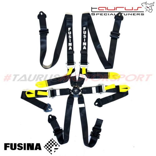 Cinture sportive 6pt Pull Down - FUSINA Racing FU-6PPD