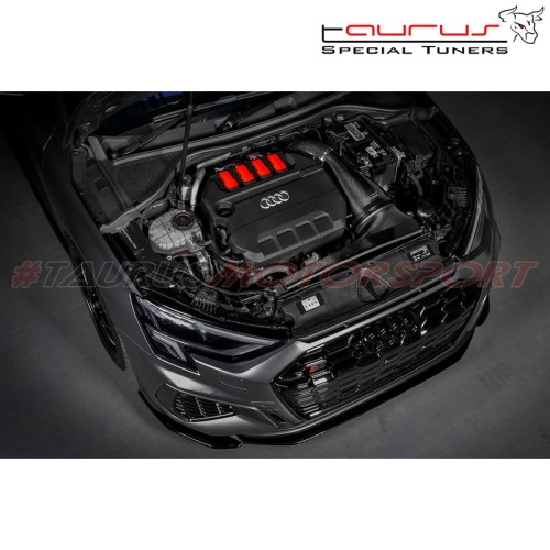 Kit aspirazione diretta in carbonio Eventuri Audi S3 8Y 2020+, TTS 2022+ - EVE-8YS3-CF-INT filtro sportivo