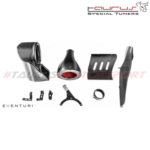 Kit aspirazione diretta in carbonio con convogliatore secondario Eventuri Audi RS4/RS5 B9 - EVE-B9RS5-CF-INT  filtro sportivo