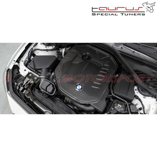 Coprimotore in carbonio Eventuri BMW Serie 1/2/3 M140i, M240i, M340i F B58 - EVE-B58F-CF-ENG copertura copri motore engine cover