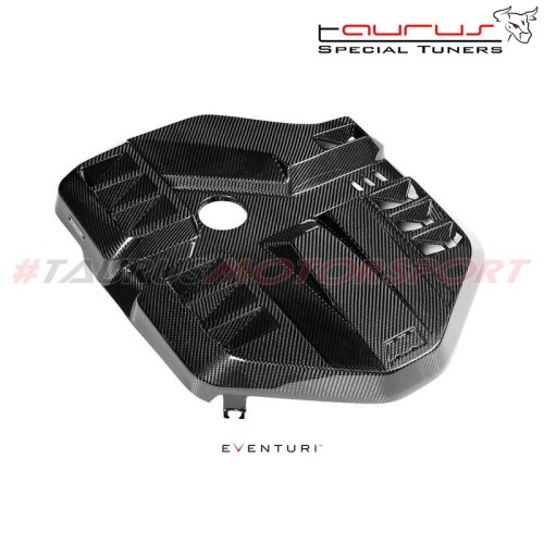 Coprimotore in carbonio lucido Eventuri BMW Serie 3 G80 G81 M3 / 4 G82 M4 / CSL - EVE-G8XM-CF-ENG copertura copri motore engine 