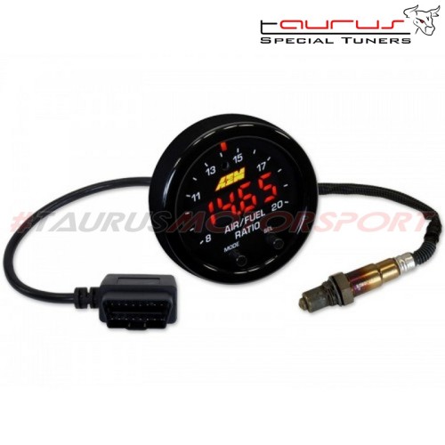 Manometro AEM X-Series digitale Wideband UEGO Stechiometrico AFR con connettore OBDII - 30-0334 strumento carburazione