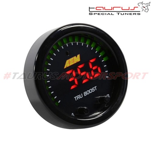 Manometro AEM X-Series Tru BoostX BOOST controller gauge overboost manometro pressione turbo BAR - 30-0352 strumento turbina