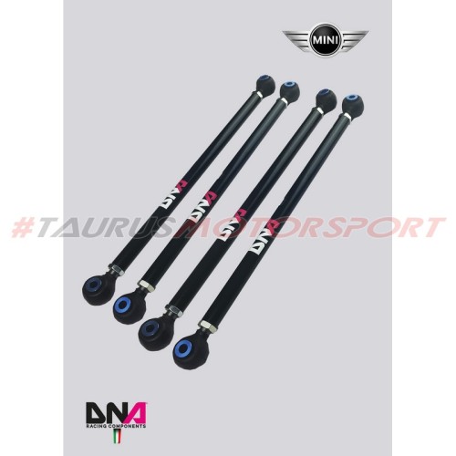 Kit tiranti sospensione posteriore camber convergenza per Mini R55-R56-R57 - Cooper S incluse (dal 2007 al 2013) - DNA Racing PC