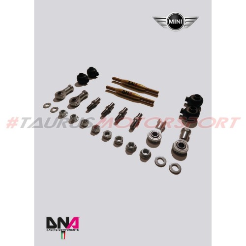 Kit tiranti barra antirollio posteriore per Mini R50-R52-R53 - Cooper S incluse (dal 2001 al 2007) - DNA Racing PC0811