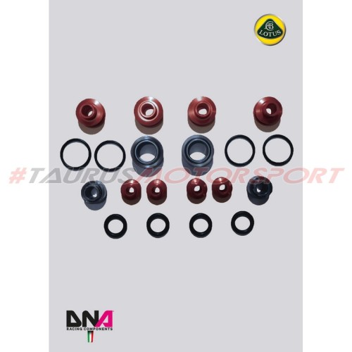 Kit uniball trapezi standard parziale per Lotus V6 (2012 - 2015) - DNA Racing PC0862