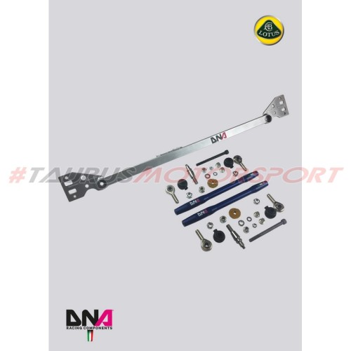 Kit barra irrigidimento telaio e tiranti convergenza su uniball per Lotus Elise L4 Toyota (2004 -) - DNA Racing PC0873