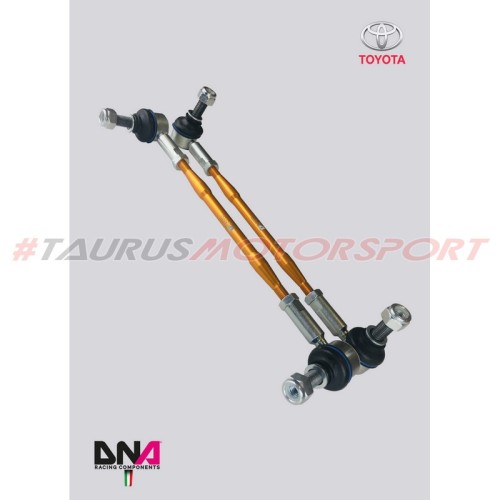 Kit tiranti barra antirollio anteriore "PRO STREET" per Toyota Yaris GR 1.6 - DNA Racing PC1670