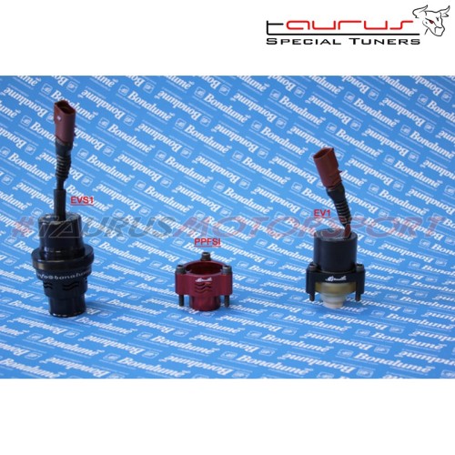 Valvola Pop Off elettronica plug and play per motori VAG 2.0 TFSI a 3 Fori - scarico ESTERNO per modelli con pop off elettrica e