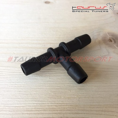 Raccordo di giunzione a T a 3 vie in plastica per tubazioni da 8mm TRS Tuning