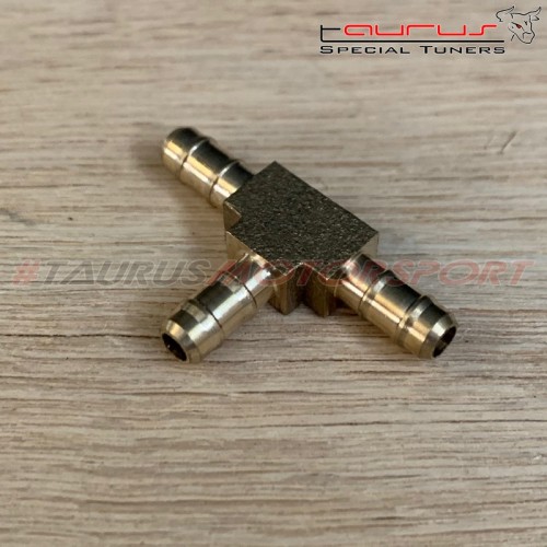 Raccordo di giunzione a T a 3 vie in ottone per tubazioni da 4mm TRS Tuning