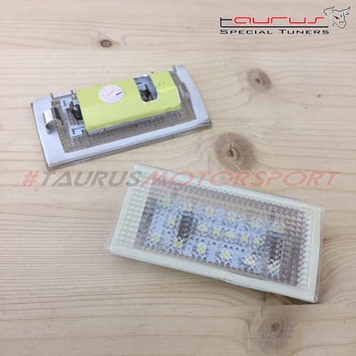 Coppia luci targa a LED TRS Tuning per BMW Serie 3 E46 2 porte Coupè e M3 pre-restyling 1999-2003