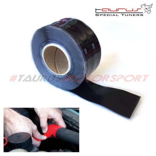 Rotolo di nastro siliconico autoagglomerante colore Nero TRS Tuning