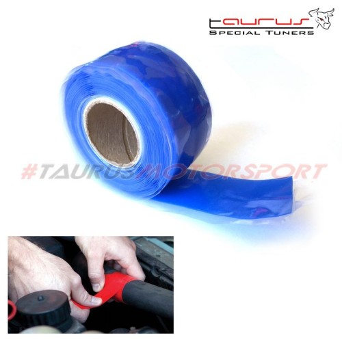 Rotolo di nastro siliconico autoagglomerante colore Blu TRS Tuning