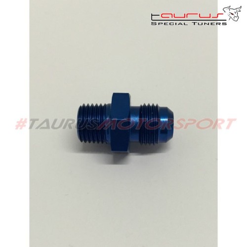 Officina Malpassi Raccordo in alluminio dritto da 1/4 NPT a AN6 (9/16 UNF) - Malpassi 30325BA146AN