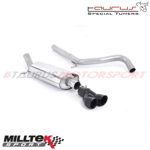 Cat-back Non-resonated Milltek Sport per Audi A1 1.4 TFSI 122cv S-line 2010-2015 - SSXAU457 scarico sportivo terminale marmitta 