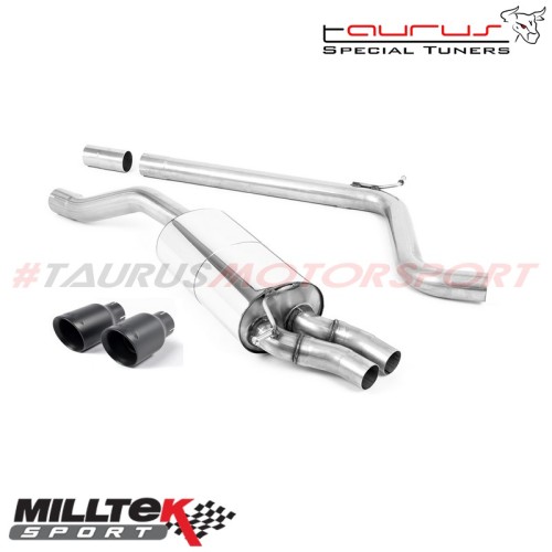 Cat-back da dopo il GPF - Omologato ECE Milltek Sport per Audi A1 40 5 porte 2.0 Tfsi (200cv) con GPF/OPF dal 2019 - SSXAU878 sc