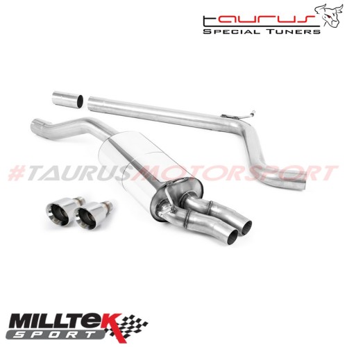 Cat-back da dopo il GPF - Omologato ECE Milltek Sport per Audi A1 40 5 porte 2.0 Tfsi (200cv) con GPF/OPF dal 2019 - SSXAU879 sc