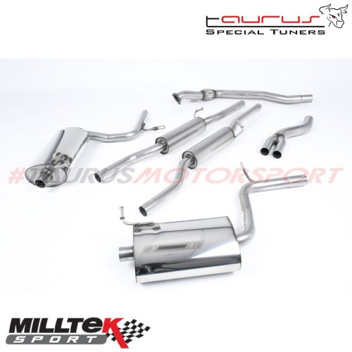 Cat-back Milltek Sport per Audi A4 B7 2.0 TFSI Quattro e DTM 2005-2008 - SSXAU514 scarico sportivo terminale marmitta torino ita