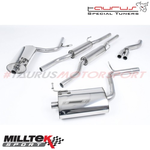 Cat-back Milltek Sport per Audi A4 B7 2.0 TFSI Quattro e DTM 2005-2008 - SSXAU517 scarico sportivo terminale marmitta torino ita