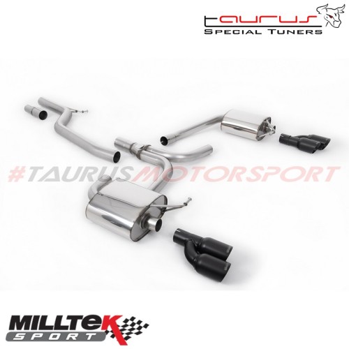 Cat-back Milltek Sport per Audi A5 B8 Coupé 2.0 TDi 2007-2016 - SSXAU664 scarico sportivo terminale marmitta torino italia accia