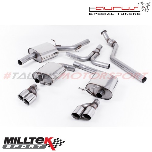 Cat-back Milltek Sport per Audi A5 B8 Coupé S line 2.0 TFSI 2WD e quattro (solo Tiptronic) 2008-2016 - SSXAU242 scarico sportivo